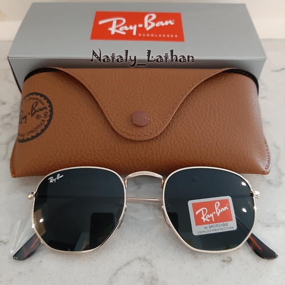 RayBan (Store Display) Hexagonal Green Lens RB3548 main image 7